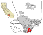 LA County Incorporated Areas Long Beach highlighted